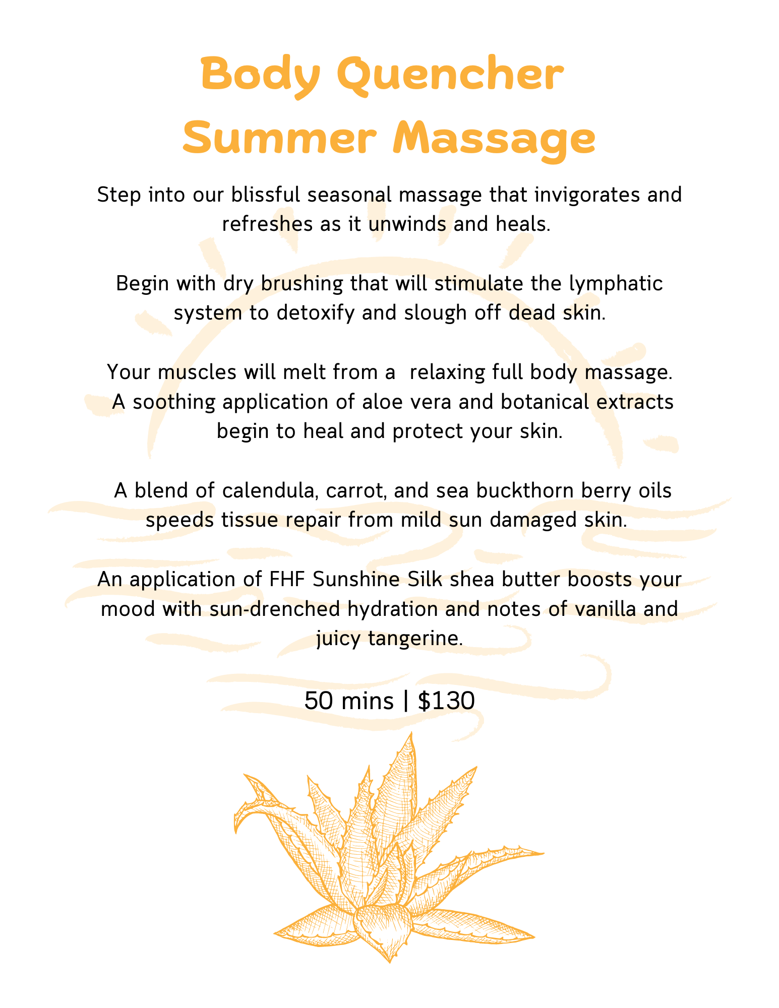 Body Quencher Summer Massage